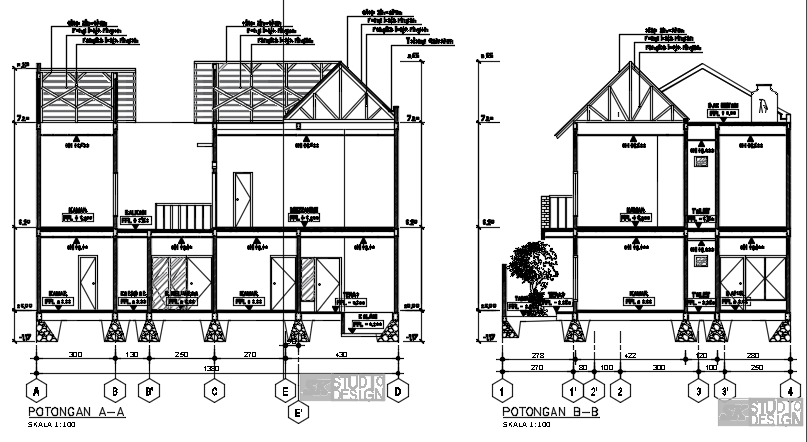 CAD Drawing - Gambar CAD 2D IMB 1 Hari Jadi ( 6000rb/m2 NEGO ) - 4