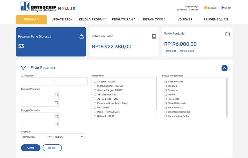 Jasa pembuatan website, toko online, company profile, blog, wordpress, website development dengan harga murah dan profesional.