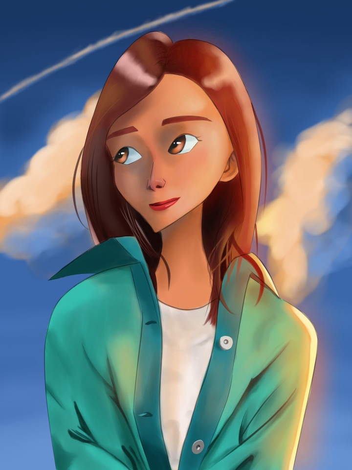 วาดภาพการ์ตูน - วาด Portrait การ์ตูน (Digital Painting) แนว Stylized - 6