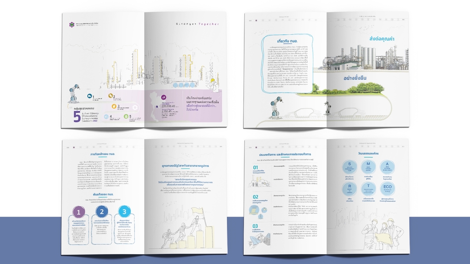 สื่อสิ่งพิมพ์และนามบัตร - Design Layout นิตยสารและสื่อสิ่งพิมพ์ รายงานประจำปี [สามารถ แบ่งชำระ เพื่อดูผลงานก่อน] - 9