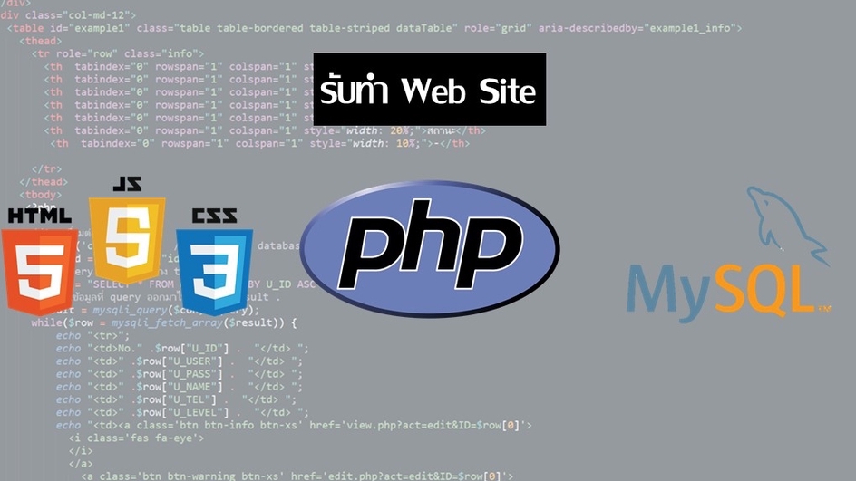 Web Development - รับทำเว็บไซต์ PHP , MySql - 1