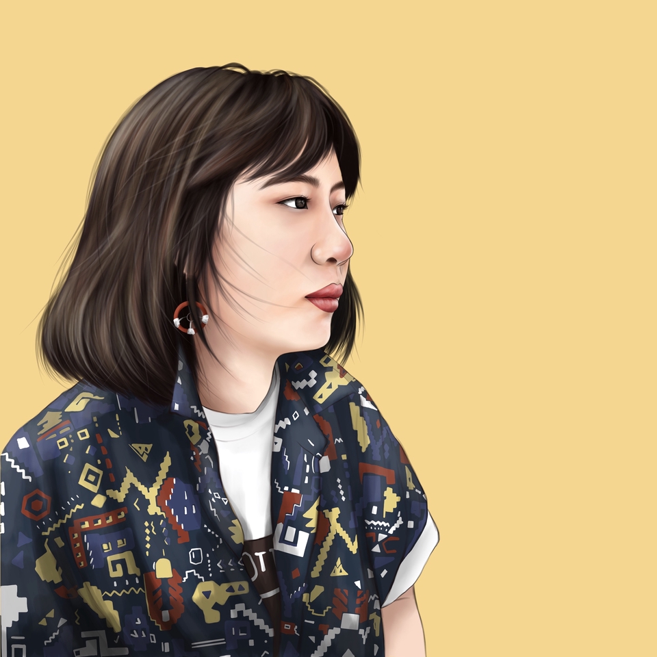 วาดภาพเหมือน Portrait - วาดภาพ Portrait digital paint - 5