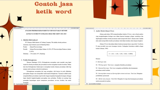 Contoh Jasa Data Entry Ketik Word: Jasa Input Data Excel Online, Entri Data, Mengumpulkan Data untuk bisnis dan perusahaan di Indonesia.