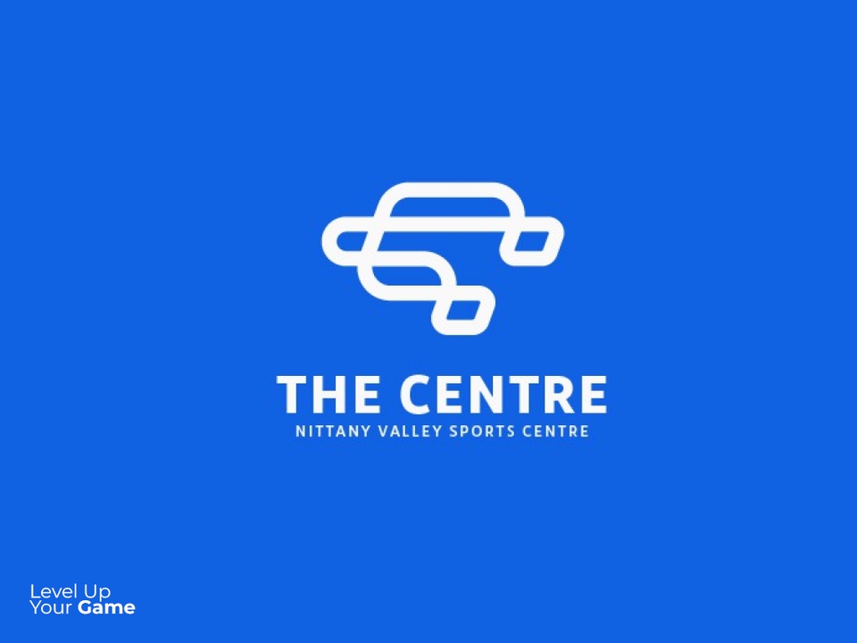 Desain logo modern untuk The Centre, Nittay Valley Sport Centre.