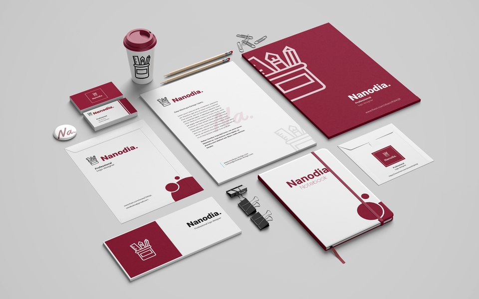 Logo - JASA DESAIN LOGO Modern Dan Minimalis + FREE Stationery Kit - 7