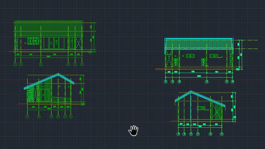 เขียนแบบวิศวกรรมและออกแบบโครงสร้าง - เขียนแบบ ดราฟแบบ AutoCAD 2D  - 1