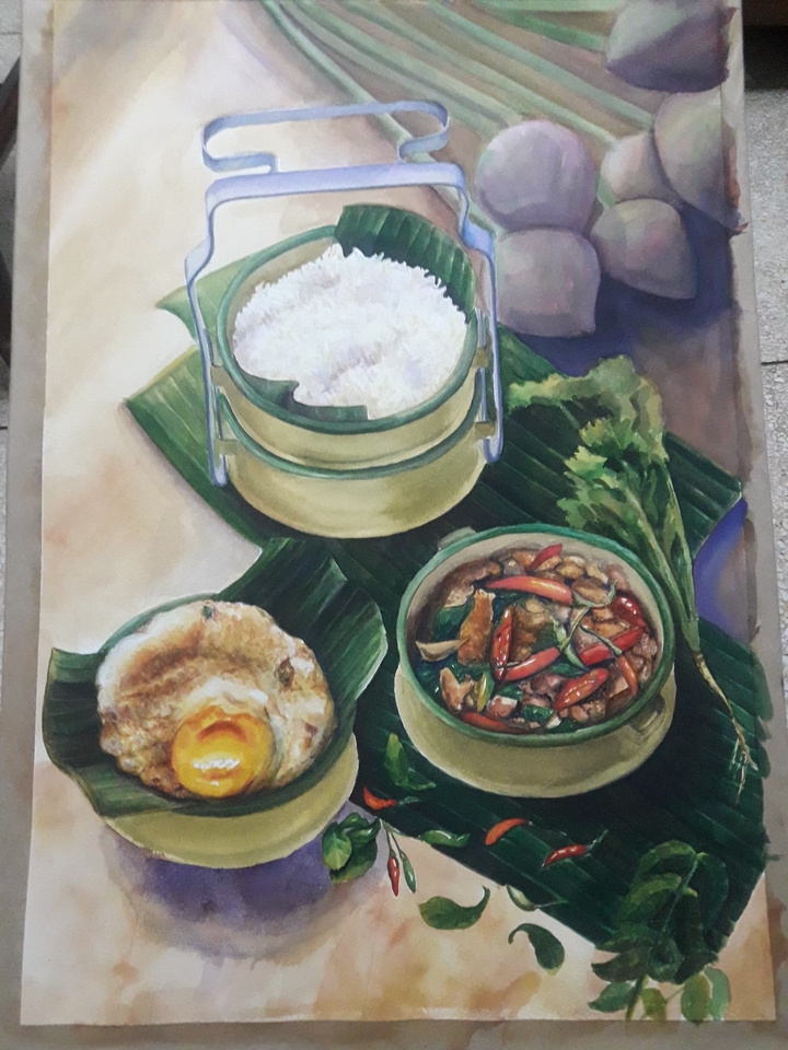 วาดภาพเหมือน Portrait - รับวาดภาพคนเหมือน สีน้ำ สีไม้ portrait ภาพประกอบ คน สัตว์เลี้ยงดอกไม้ อาหาร หรือวิว - 2