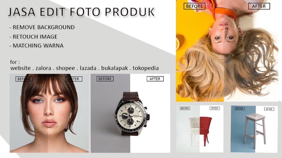 Edit Gambar & Photoshop - Jasa Edit Foto Produk Profesional - 1