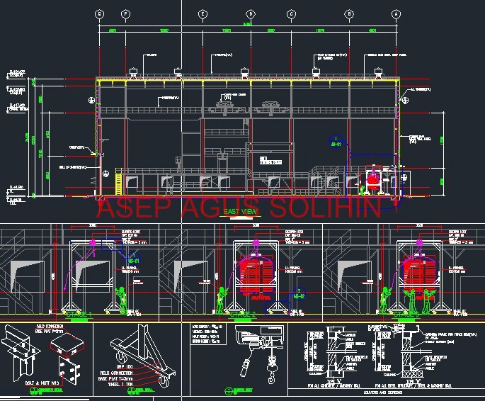 CAD Drawing - Desain HVAC, AC, Chiller, Ventilasi Kitchen - 6