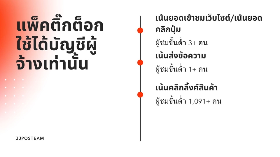 โปรโมทเพจ / เว็บ - โปรโมทช่องของคุณในติ๊กต็อก Promote channel  / vdo / your shop in Tiktok - 4