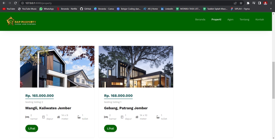 Web Development - Website Penjualan Properti - 3