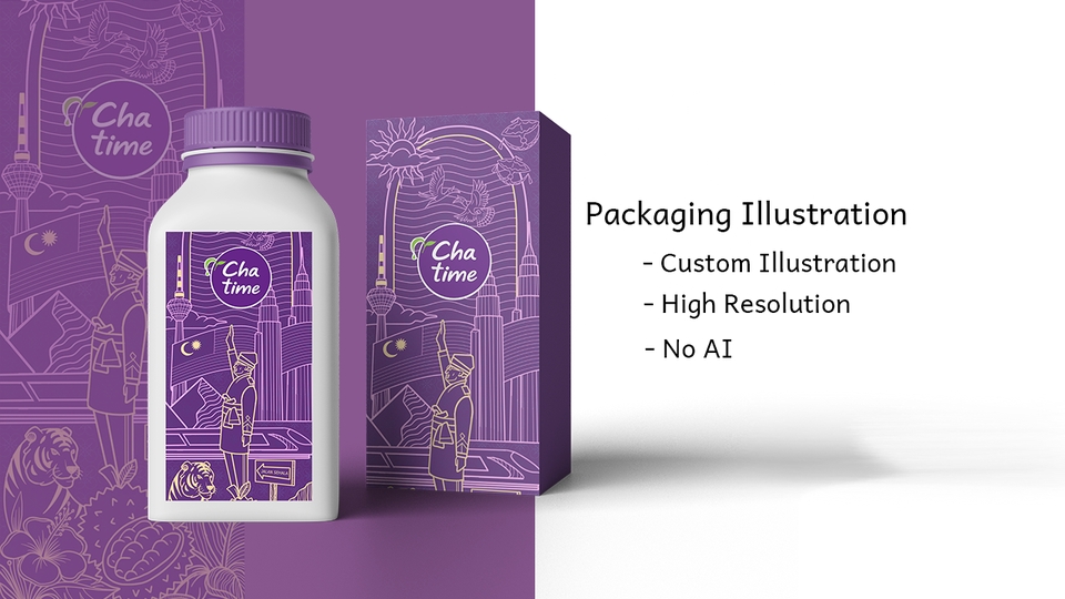 Jasa desain kemasan produk makanan dan minuman dengan desain unik dan menarik, desain label produk dengan konsep kekinian, dan desain stiker produk yang menarik pembeli.