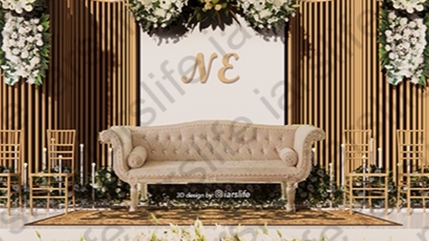 3D & Perspektif - 3D Wedding Decor | Dekorasi Pernikahan | Engagement | Birthday - 7