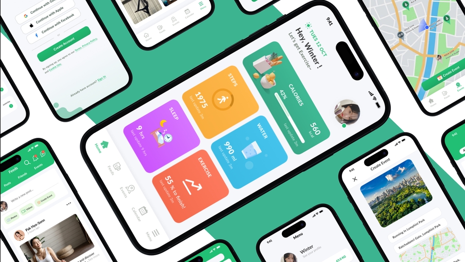 UX/UI Design for Web & App - รับออกเเบบ UX/UI สำหรับ Web เเละ Mobile Application - 1