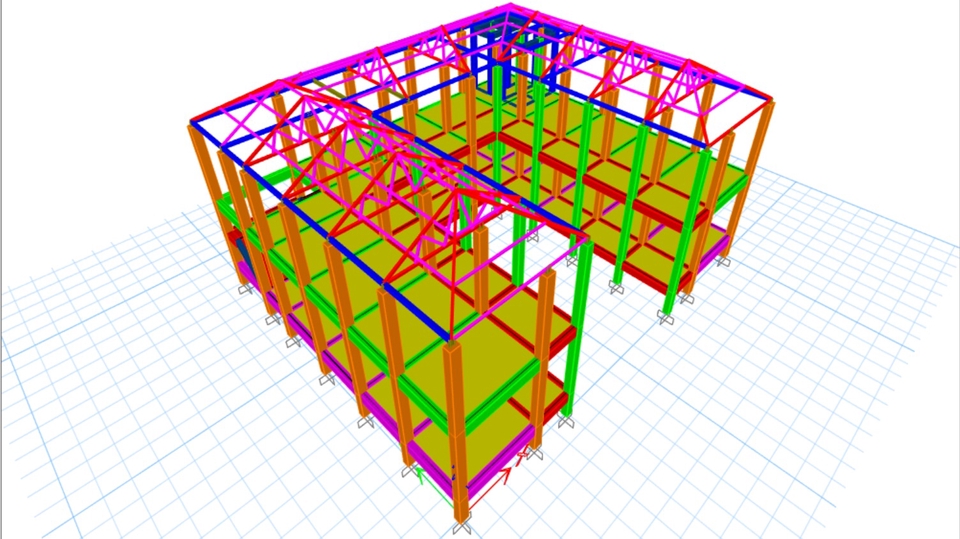 Jasa Gambar AutoCAD & Drafter Arsitektur Interior - Jasa Gambar Kerja dan Desain Struktur Rumah Tinggal