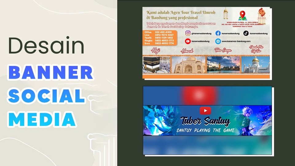 Banner Online - Desain Banner Untuk Facebook, Youtube, Dll - 1
