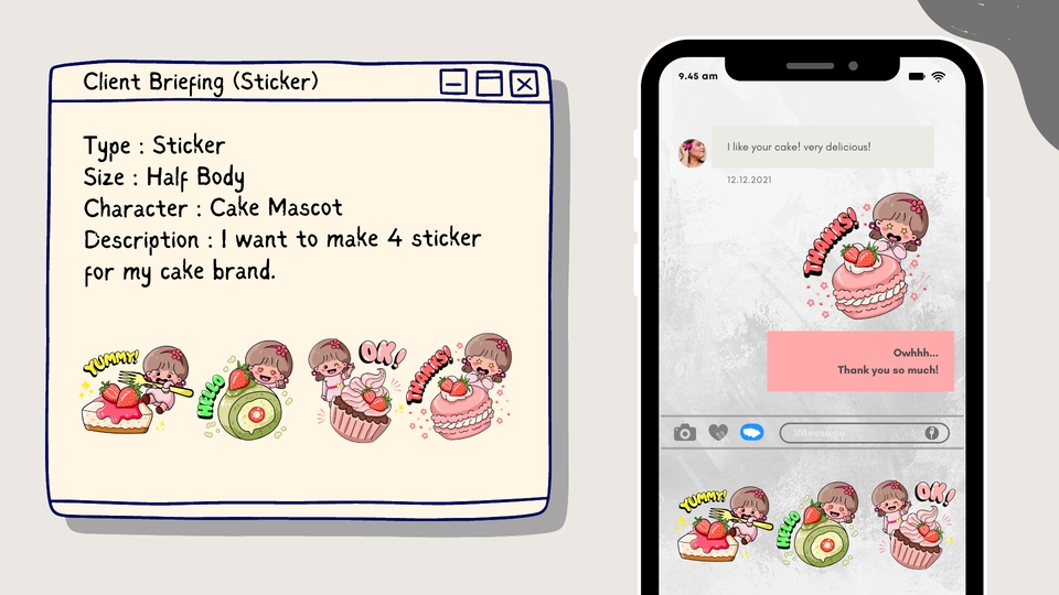 Stiker LINE - Design mascot dan stiker digital (Stiker Whatsapp, Line dan Instagram - 7