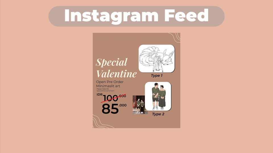 Banner Online - Desain Feed Instagram Minimalisy, Kreatif, Modern, Custom - 3