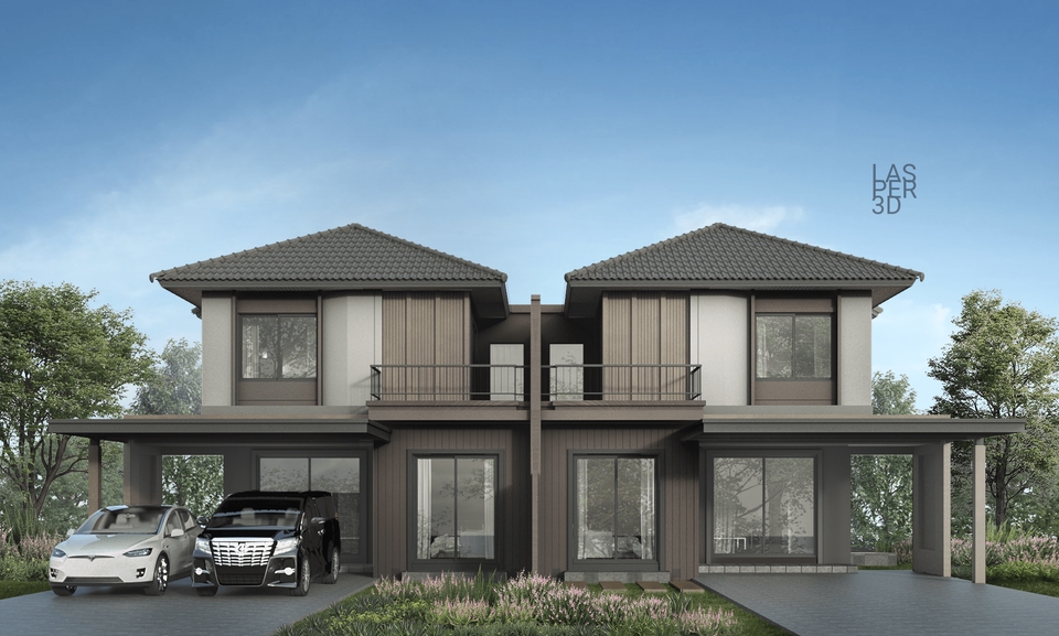 3D Perspective - รับเรนเดอร์ภาพ Presentation 3D Perspective งานภายนอก เพื่องานธุรกิจ - 17