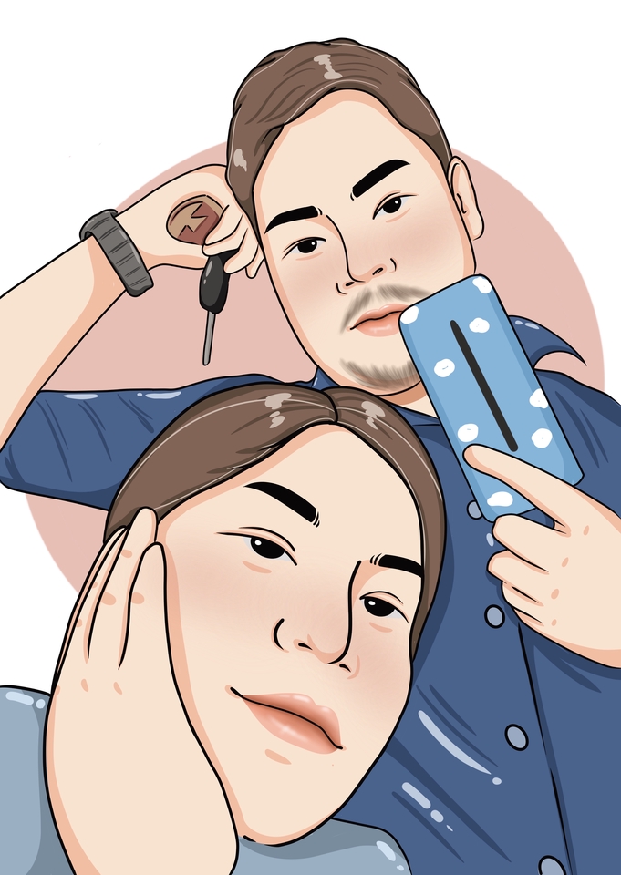 วาดภาพการ์ตูน - ภาพวาดมินิมอลสุดคิ้วท์ - 4