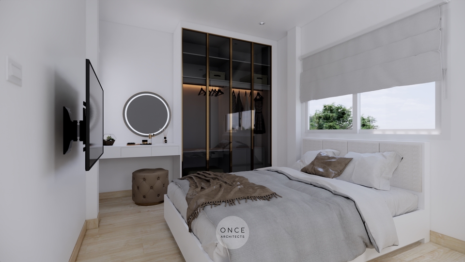 ออกแบบภายในและทำ 3D Perspective