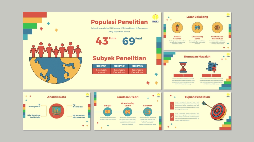 Presentasi - Desain Presentasi Tugas Akhir Menarik, Modern & On point Dengan Kualitas yang Terbaik - 2