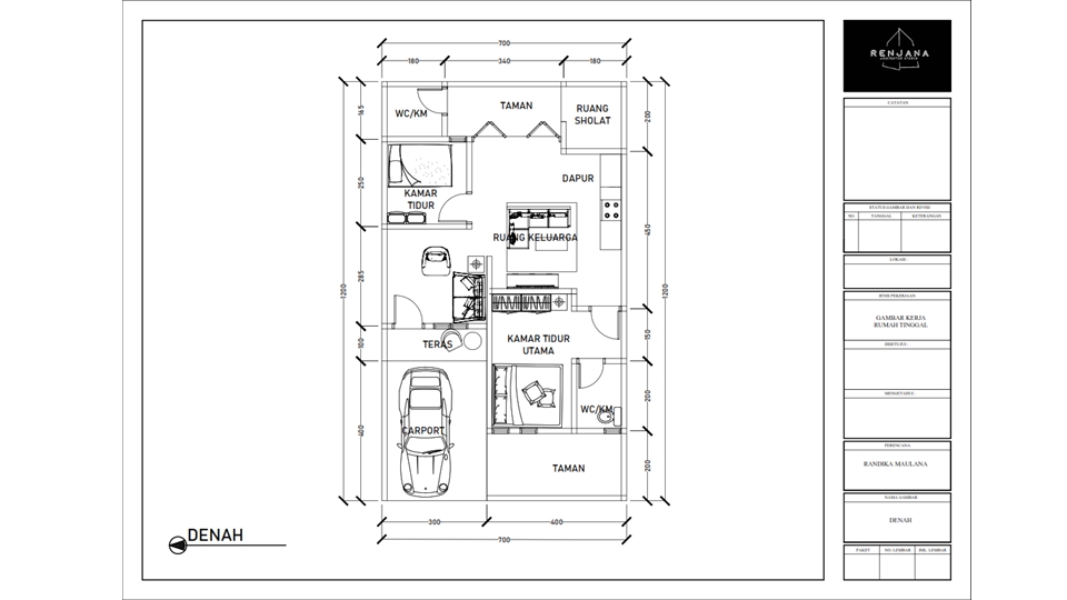 3D & Perspektif - Desain Arsitektur + Denah 3D + Rendering Exterior - 9