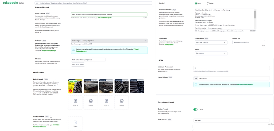 Jasa upload produk Tokopedia, Shopee, Bukalapak, Lazada, dan marketplace lainnya.