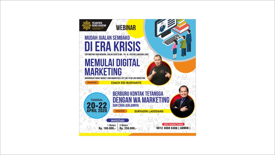 Digital Printing - DESAIN FLYER, BROSUR, PAMFLET, 1 HARI JADI - 4