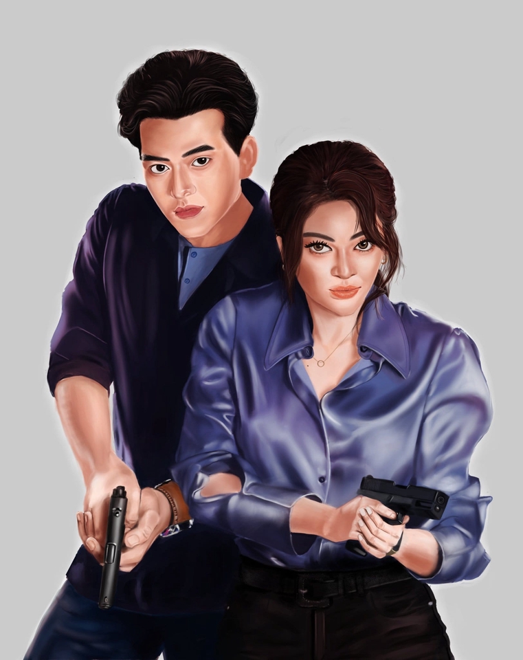 วาดภาพเหมือน Portrait - รับวาดภาพเหมือน Portrait ทุกภาพราคาเดียว - 11