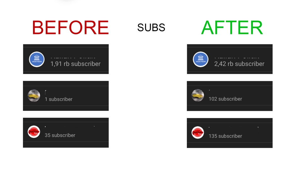 Youtuber/ Video - Tambah Subscriber, Likes, Dan Views Youtube - TANPA LOGIN - 2