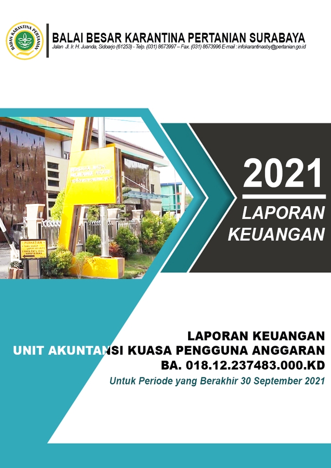 Digital Printing - Desain Cover / Sampul Laporan - 4