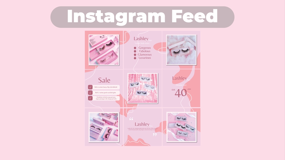 Banner Online - Desain Feed Instagram Minimalisy, Kreatif, Modern, Custom - 1