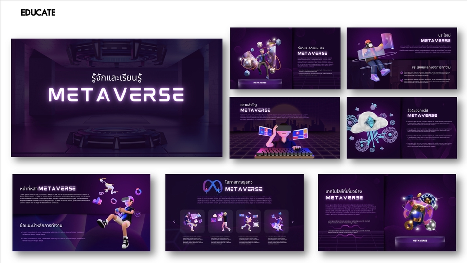 Presentation - Presentation สำหรับงานทุกรูปแบบ ธุรกิจ งานวิจัย การขาย การศึกษา หรืออื่นๆ (TH/EN) - 6