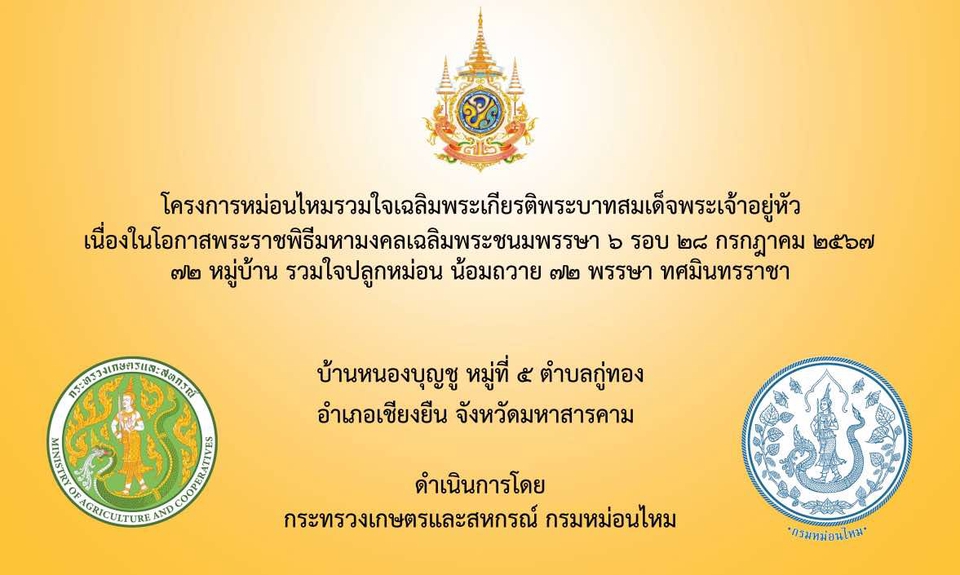 ออกแบบ canva โปสเตอร์โครงการหม่อนไหมเฉลิมพระเกียรติ ทำโปสเตอร์ canva สวยงาม
