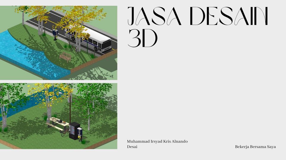 3D & Perspektif - Jasa Desain 3D sketchup - 1