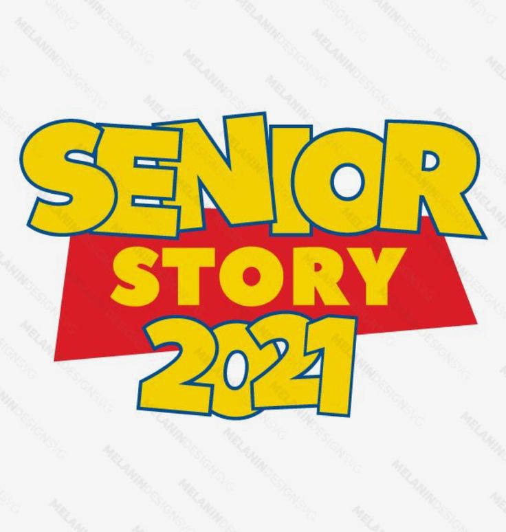 Desain logo keren dengan tema Senior Story 2021, cocok untuk desain logo komunitas atau organisasi