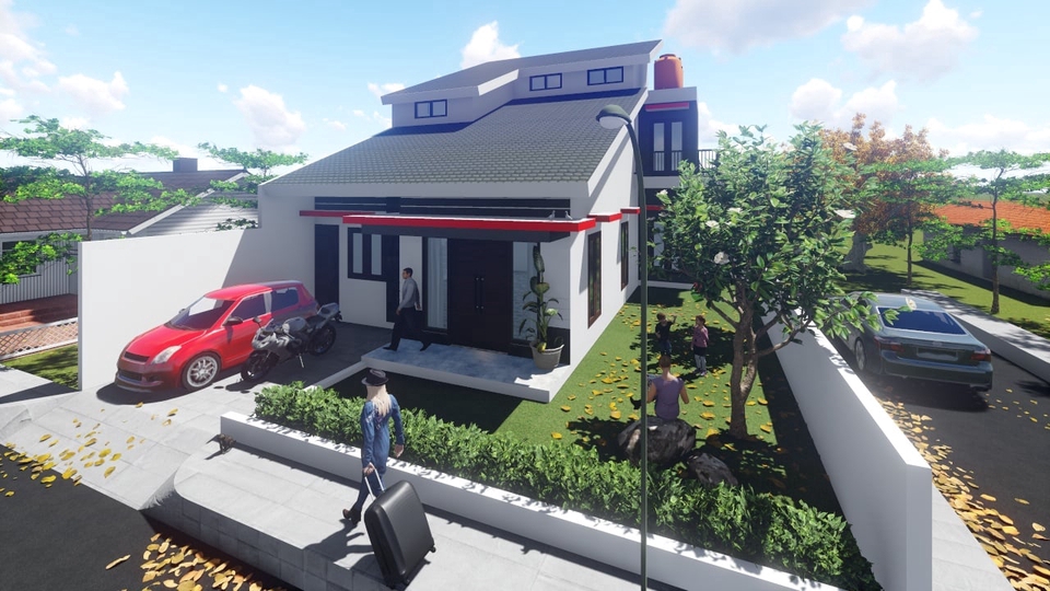 3D & Animasi - Video Animasi (Exterior, Interior or Landscape) rumah, ruko, properti, villa, perkantoran - 2