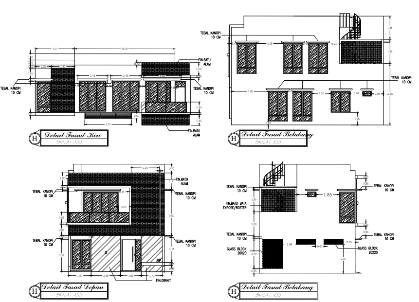 3D & Perspektif - Jasa arsitek rumah, kantor, gedung, gapura, taman - 12
