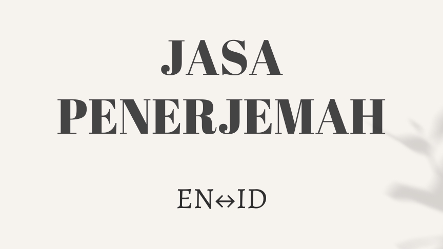 Penerjemahan -  Penerjemahan ID-EN atau EN-ID paket 1 hari jadi - 1