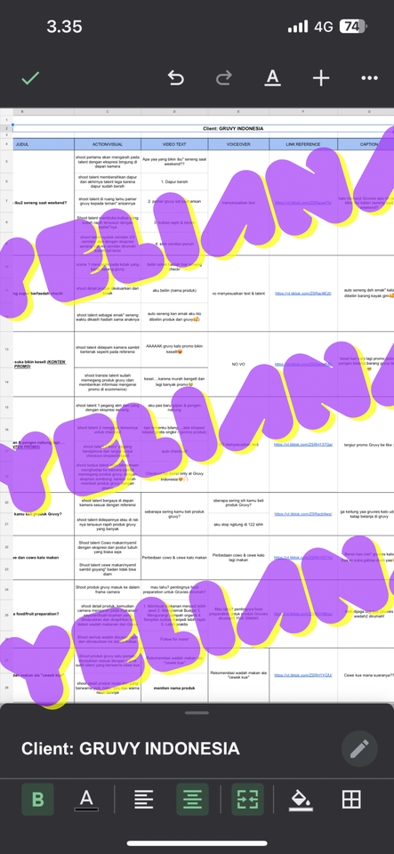 Penulisan Konten - Social Media (IG & Tiktok) Content Plan (weekly/monthly) - 4