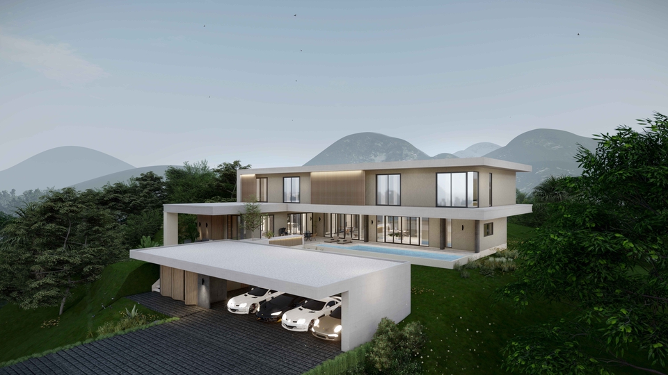 3D Perspective - รับทำ 3D Perspective (Exterior/Interior) รับขึ้นโมเดล 3D / รับออกแบบและเขียนแบบสถาปัตยกรรม - 17