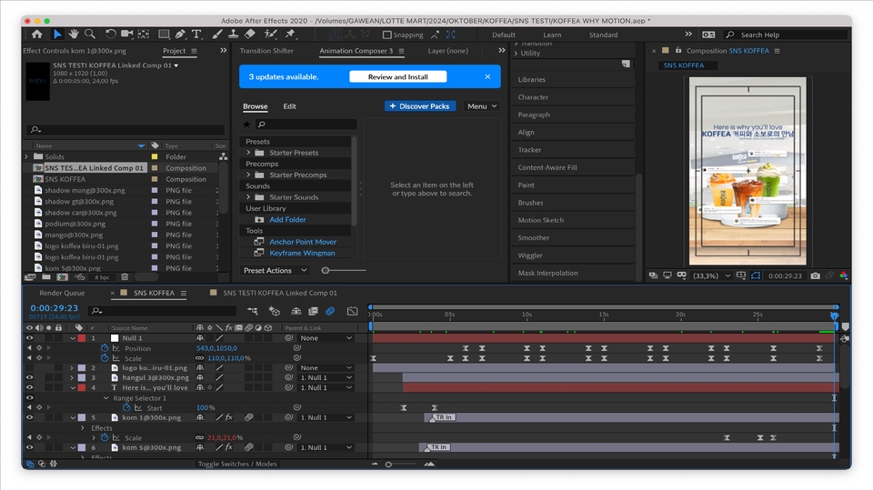 Jasa pembuatan motion graphic untuk iklan produk, animasi explainer video, dan konten digital.