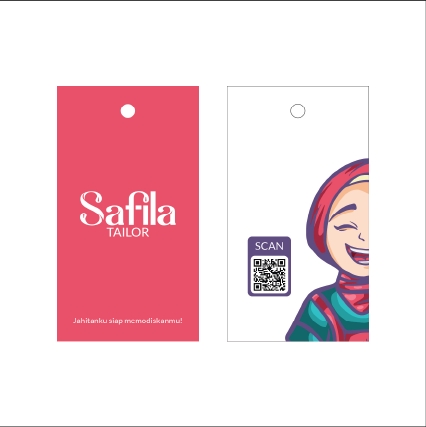 Digital Printing - Desain Kartu Nama/Hang Tag/ID Card - 3