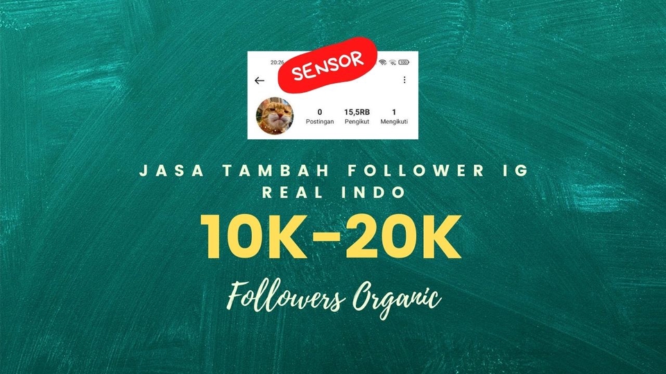 Jasa Tambah Follower IG Real Aktif Indonesia 10K 20K PROSES ORGANIC