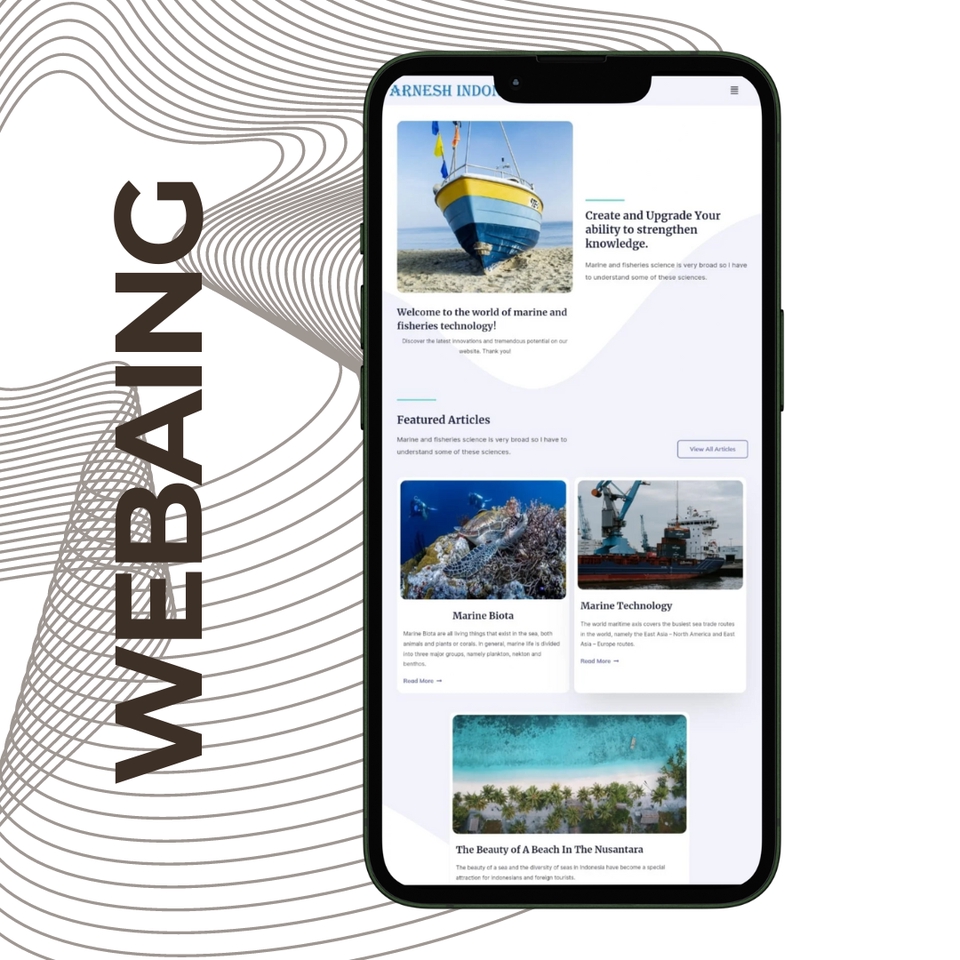 Jasa pembuatan website profesional dan modern, desain website responsif dan SEO friendly untuk meningkatkan brand awareness perusahaan Anda.