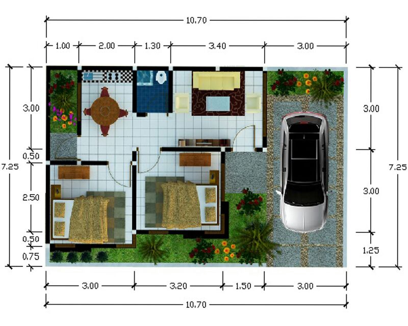 CAD Drawing - Jasa Desain Rumah 2D, 3D dan RAB - 2