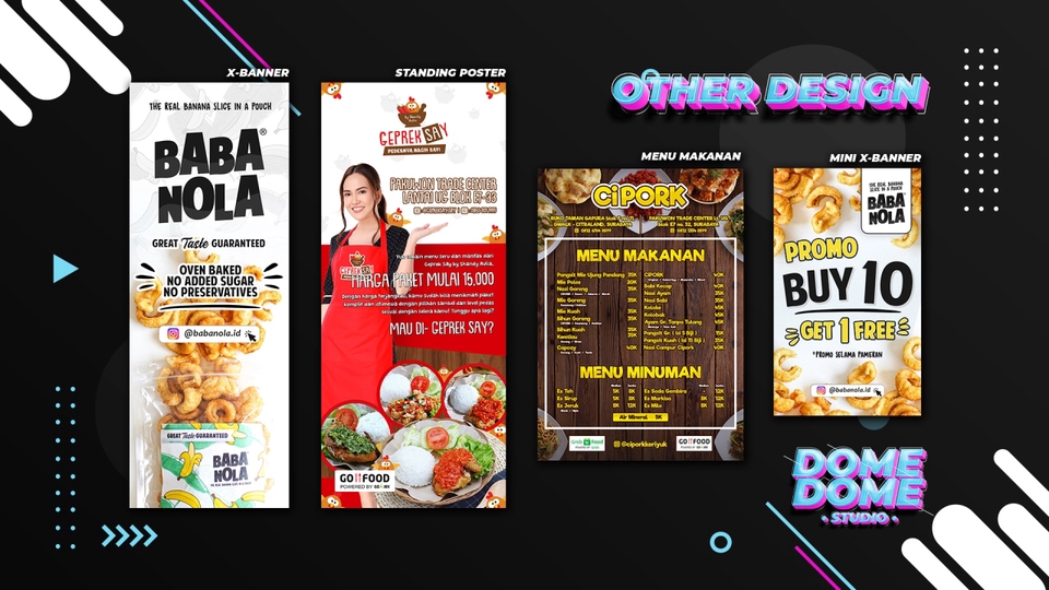 Banner Online - Jasa Desain Media Promosi Online maupun Offline Profesional ( Banner, Spanduk, Sosial Media, dll ) - 6