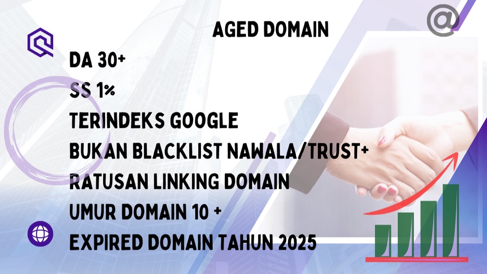 Jasa SEO Profesional, Terpercaya, dan Berkualitas - Aged Domain High Quality Usia 10+