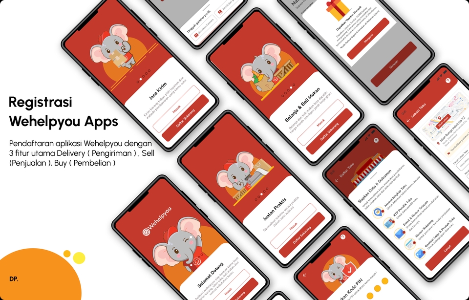 UI & UX Design - UI/UX Design dan Research Product for Mobile Apps & Website ( Wireframe, High Fidelity Prototyping ) - 4